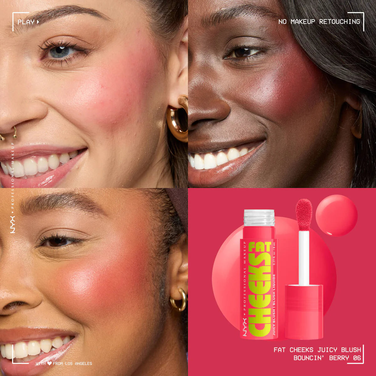 NYX Fat Cheeks Juicy Plump Liquid Blush