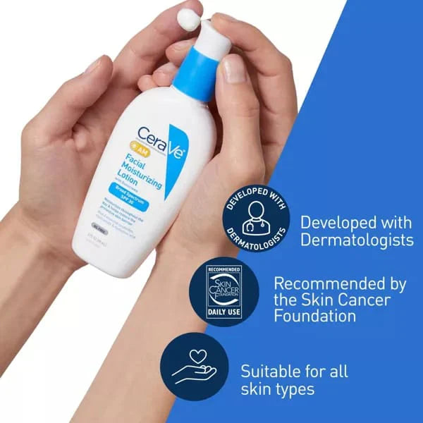 CeraVe AM Facial Moisturizing Lotion SPF30
