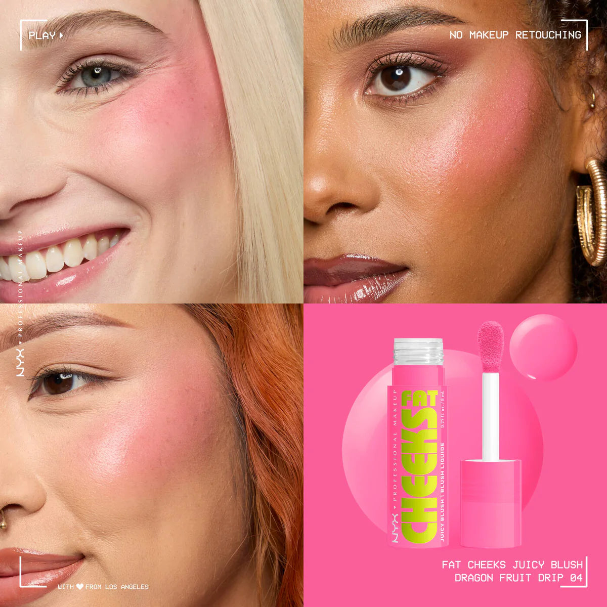 NYX Fat Cheeks Juicy Plump Liquid Blush