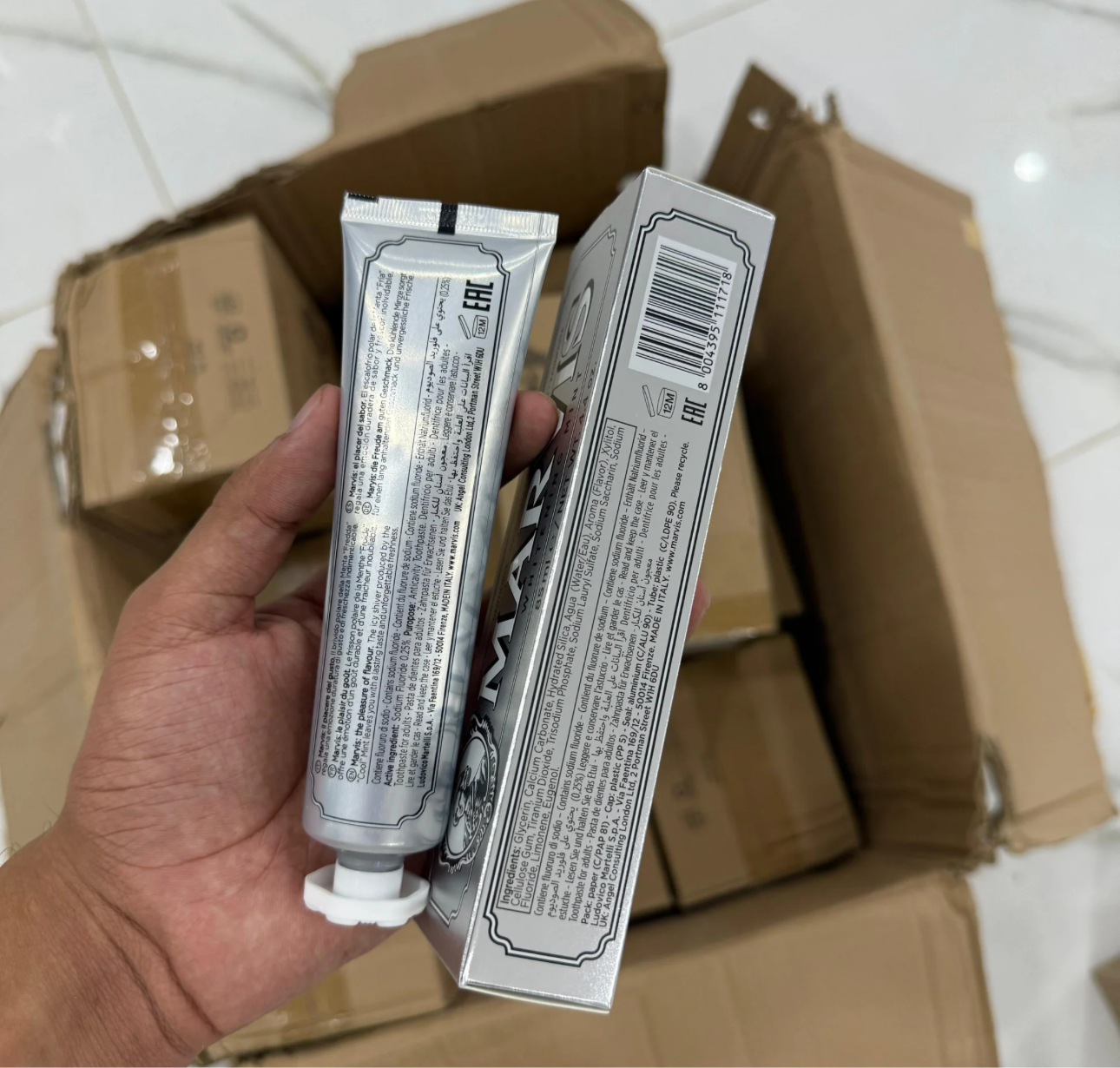 Marvis - Whitening Mint Toothpaste, 85ml