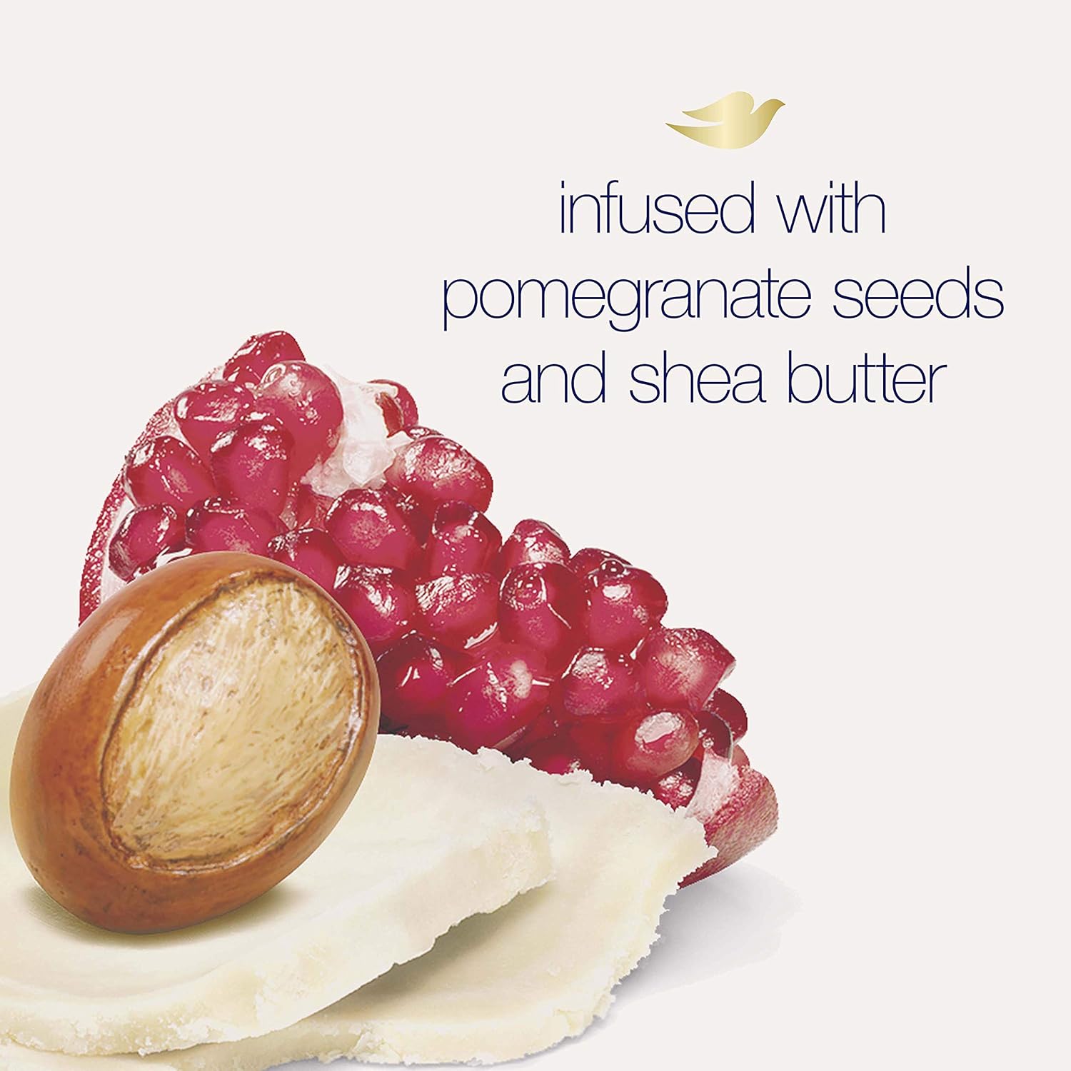 Dove Exfoliating Body Polish Scrub For Silky, Soft Skin Pomegranate & Shea Butter Body Scrub Exfoliates and Provides Lasting Nourishment 10.5 oz