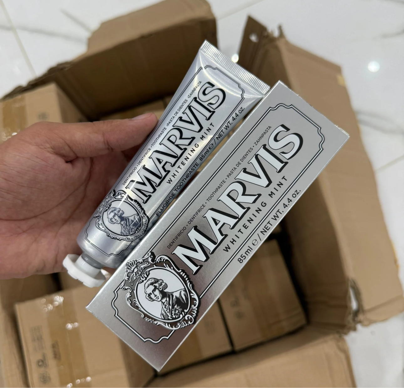 Marvis - Whitening Mint Toothpaste, 85ml