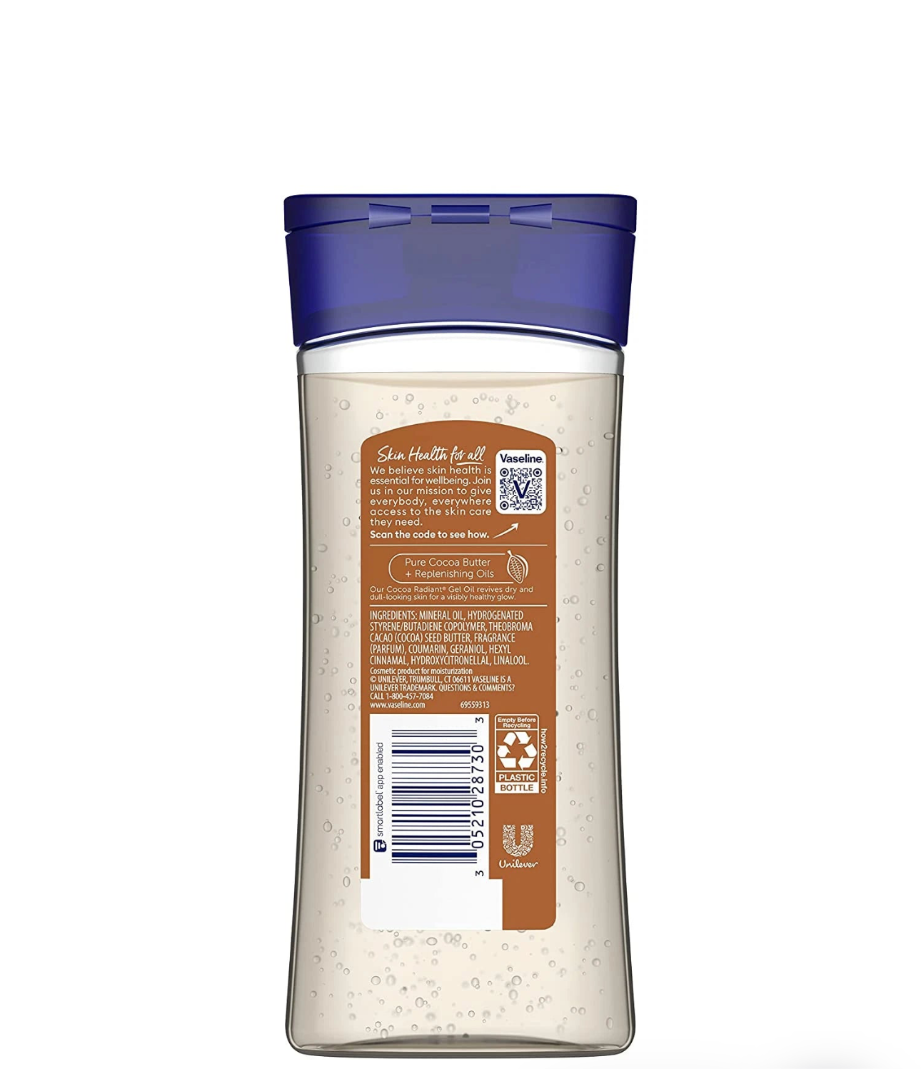 Vaseline Intensive Care Cocoa Radiant Vitalizing Gel Body Oil 200ml