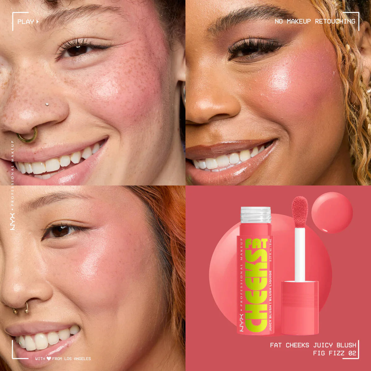NYX Fat Cheeks Juicy Plump Liquid Blush