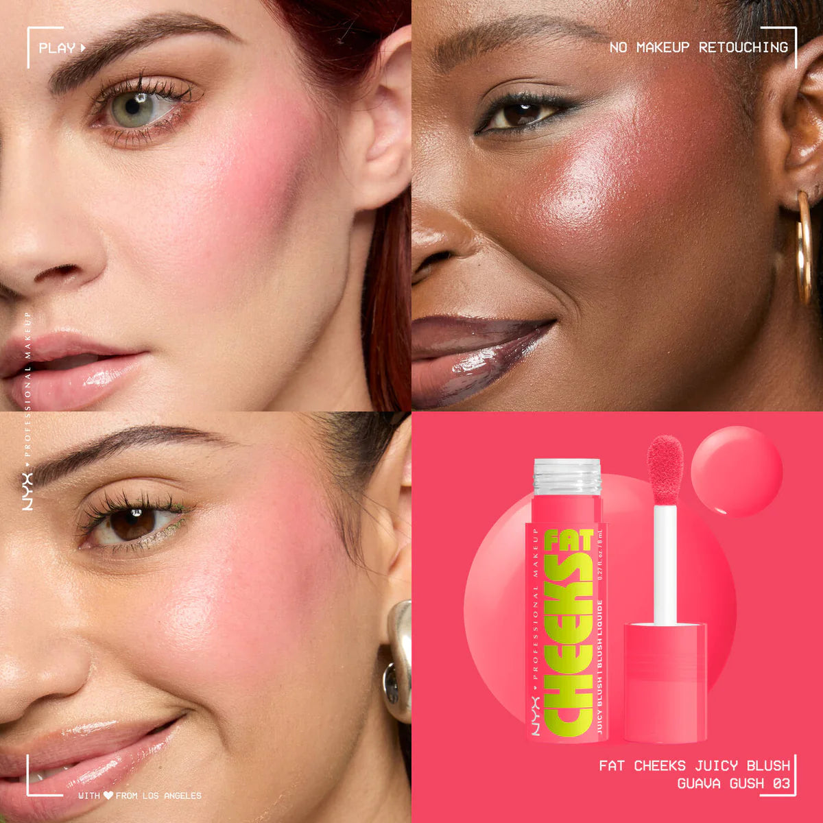NYX Fat Cheeks Juicy Plump Liquid Blush