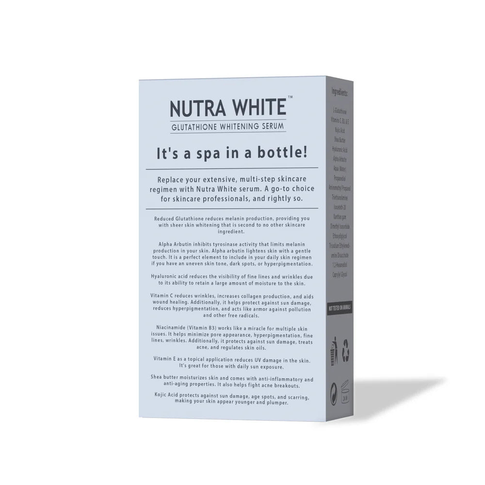 Nutra White Glutathione Whitening Serum(100% Original)