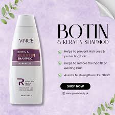 Vince Biotin & Keratin Hair Shampoo 230ml